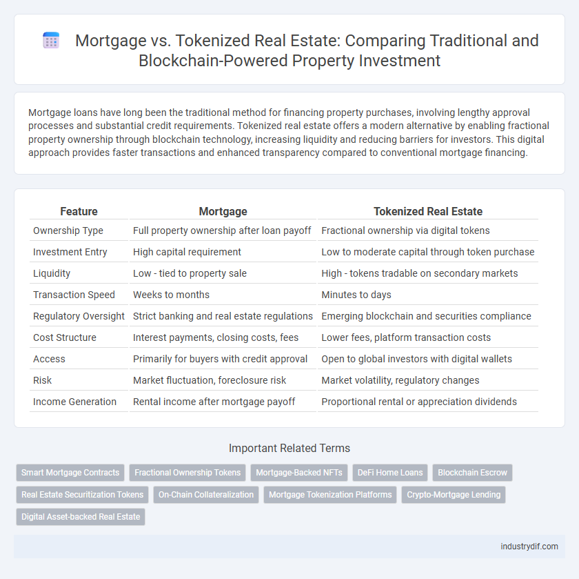 Mortgage vs. Tokenized Real Estate: Comparing Traditional and Blockchain-Powered Property Investment