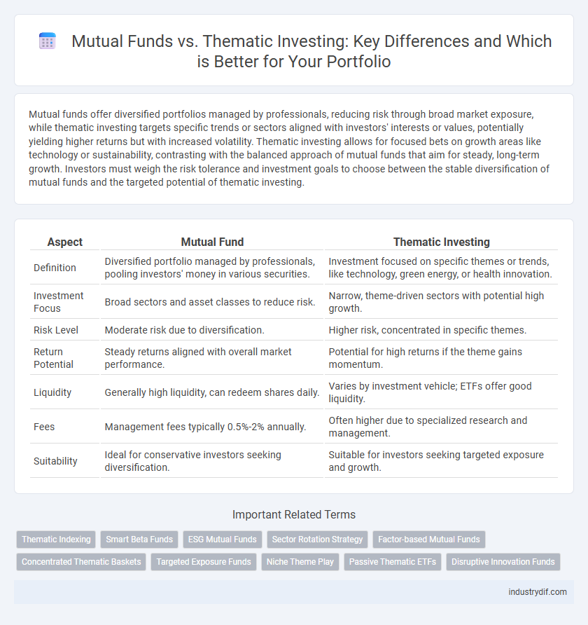 Mutual Funds vs. Thematic Investing: Key Differences and Which is Better for Your Portfolio