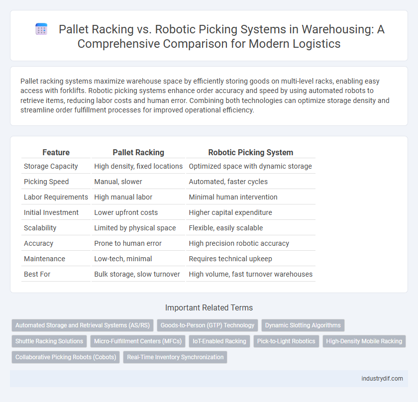 Pallet Racking vs. Robotic Picking Systems in Warehousing: A Comprehensive Comparison for Modern Logistics