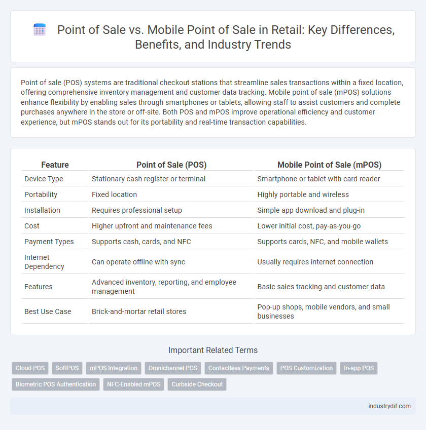 Point of Sale vs. Mobile Point of Sale in Retail: Key Differences, Benefits, and Industry Trends