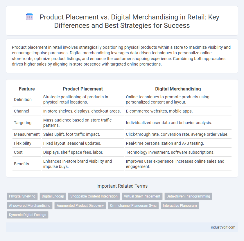 Product Placement vs. Digital Merchandising in Retail: Key Differences and Best Strategies for Success