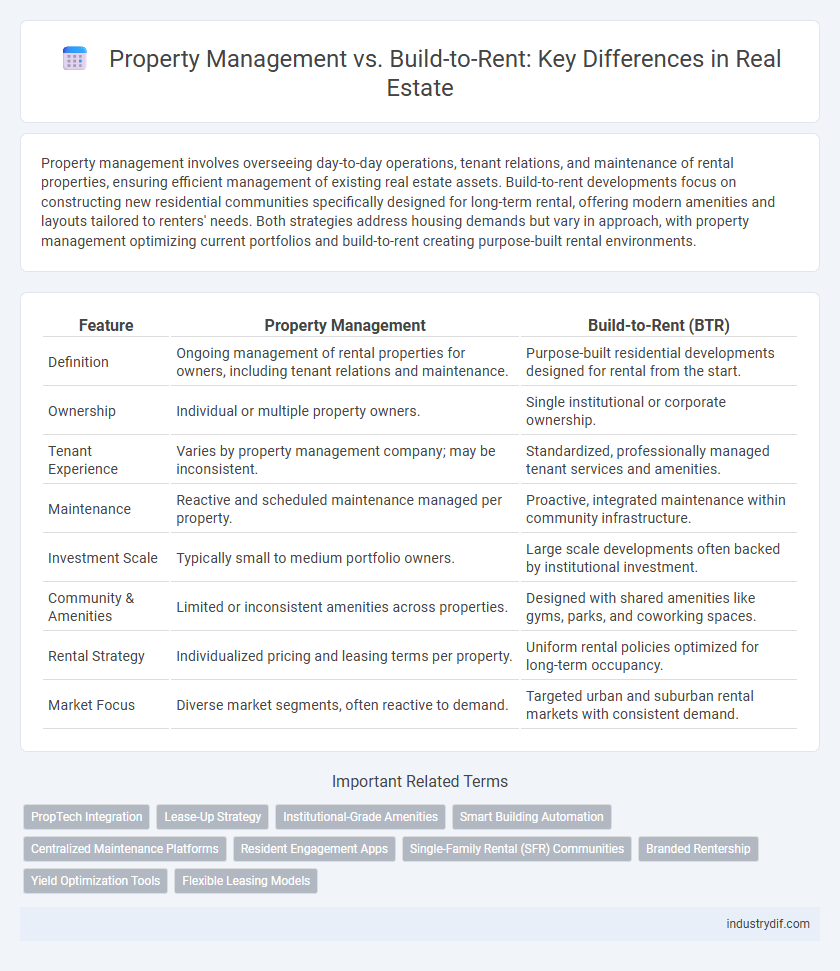 Property Management vs. Build-to-Rent: Key Differences in Real Estate
