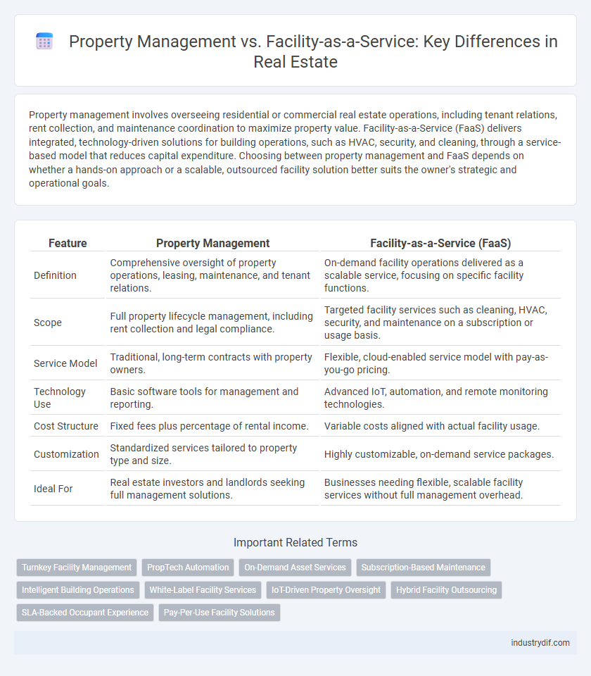 Property Management vs. Facility-as-a-Service: Key Differences in Real Estate