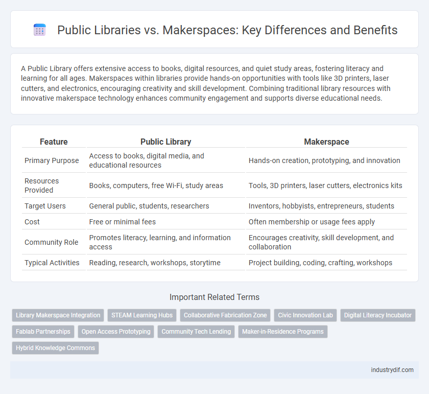 Public Libraries vs. Makerspaces: Key Differences and Benefits
