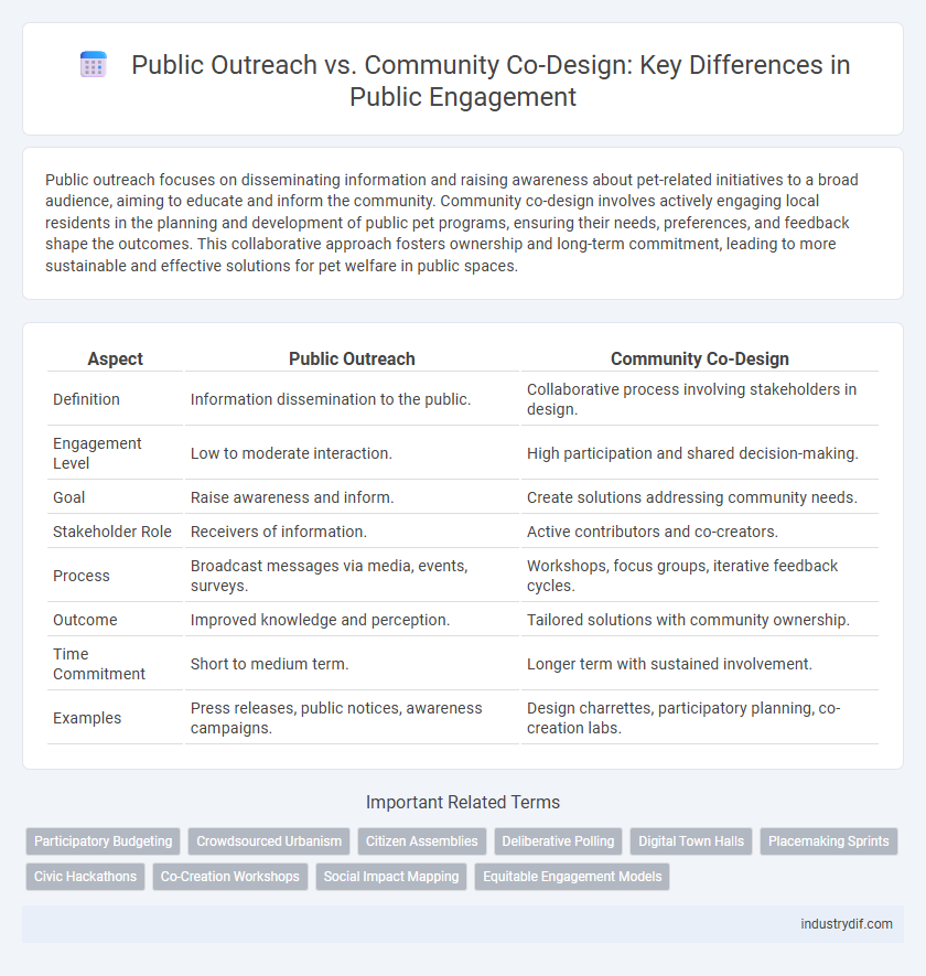 Public Outreach vs. Community Co-Design: Key Differences in Public Engagement