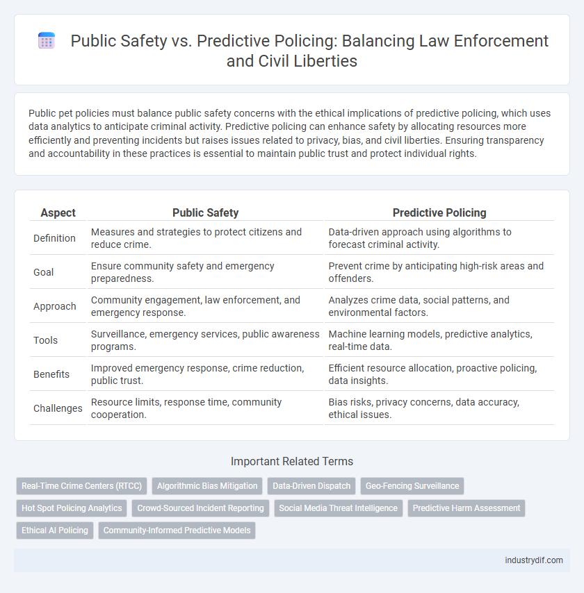 Public Safety vs. Predictive Policing: Balancing Law Enforcement and Civil Liberties