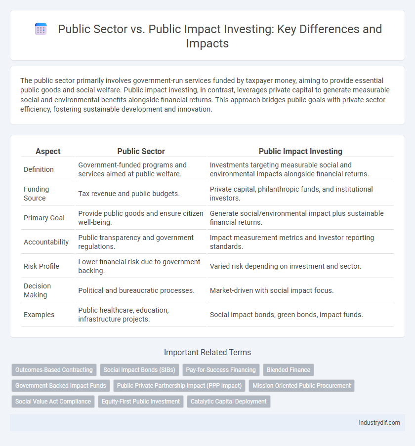 Public Sector vs. Public Impact Investing: Key Differences and Impacts