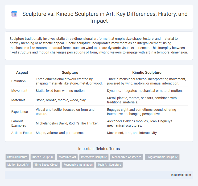 Sculpture vs. Kinetic Sculpture in Art: Key Differences, History, and Impact