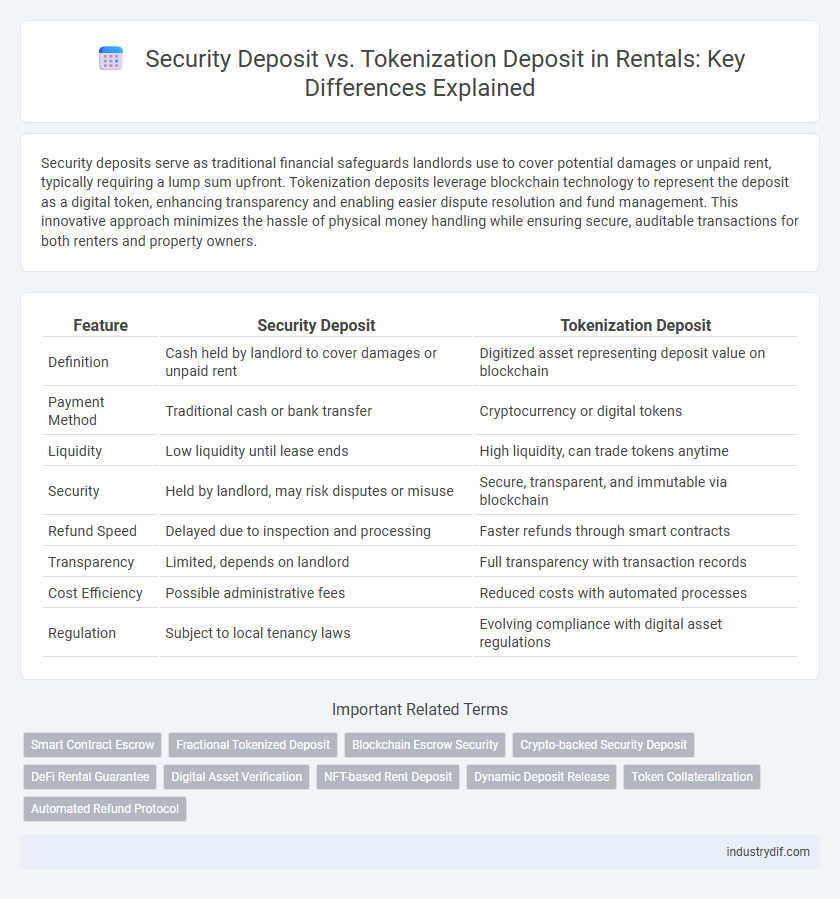 Security Deposit vs. Tokenization Deposit in Rentals: Key Differences Explained