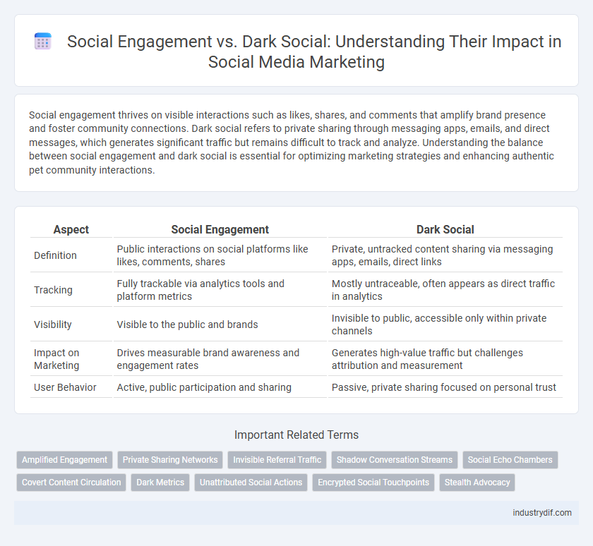 Social Engagement vs. Dark Social: Understanding Their Impact in Social Media Marketing