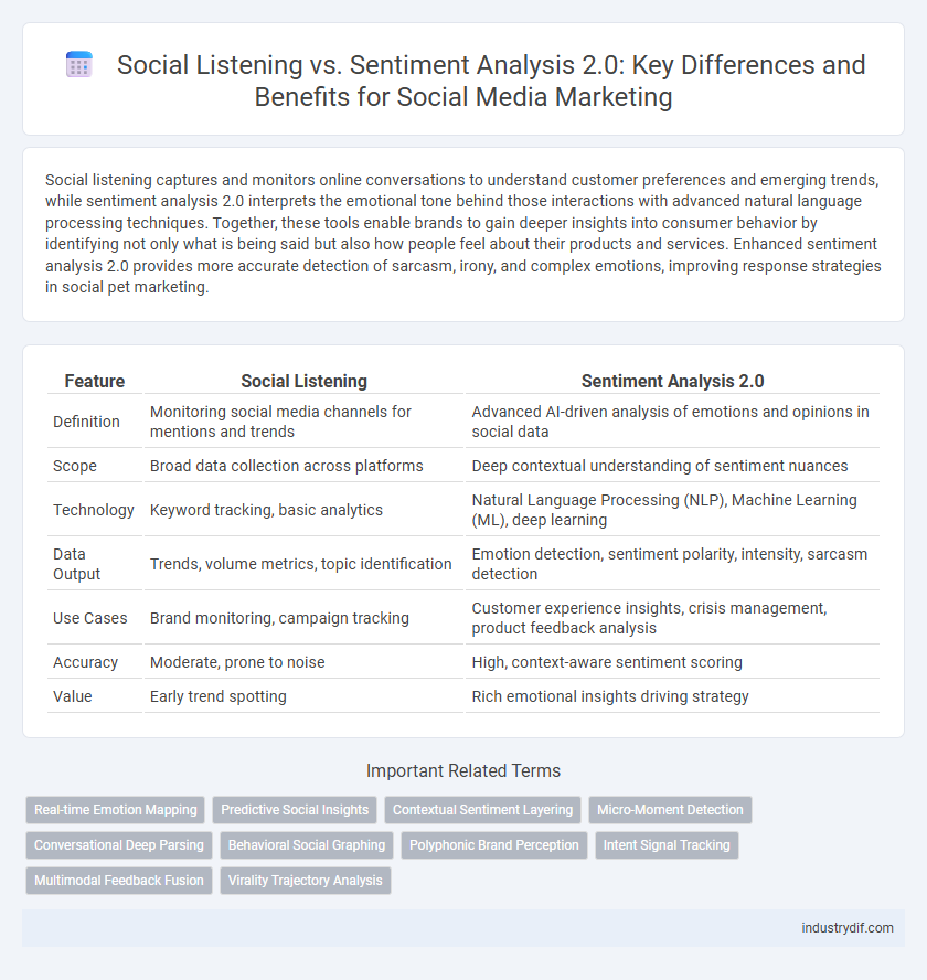 Social Listening vs. Sentiment Analysis 2.0: Key Differences and Benefits for Social Media Marketing