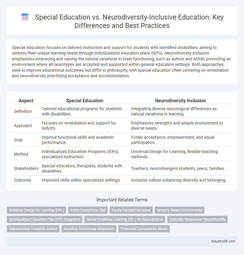 Special Education vs. Neurodiversity-Inclusive Education: Key Differences and Best Practices