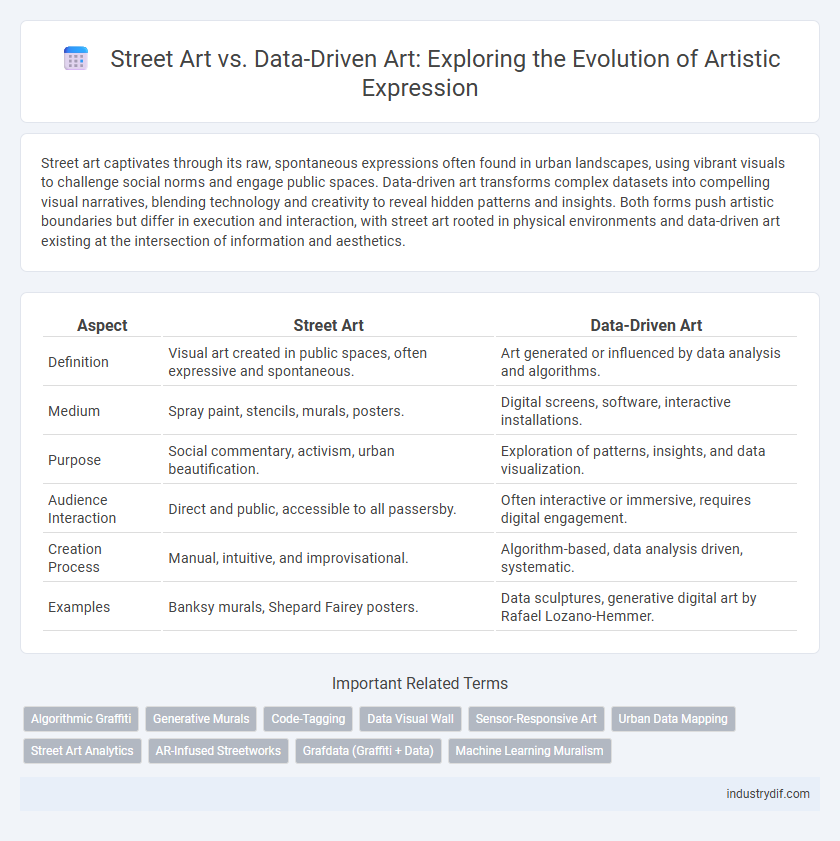 Street Art vs. Data-Driven Art: Exploring the Evolution of Artistic Expression