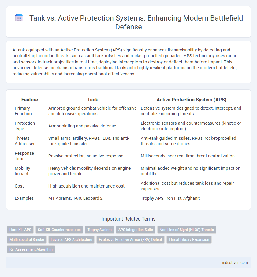 Tank vs. Active Protection Systems: Enhancing Modern Battlefield Defense