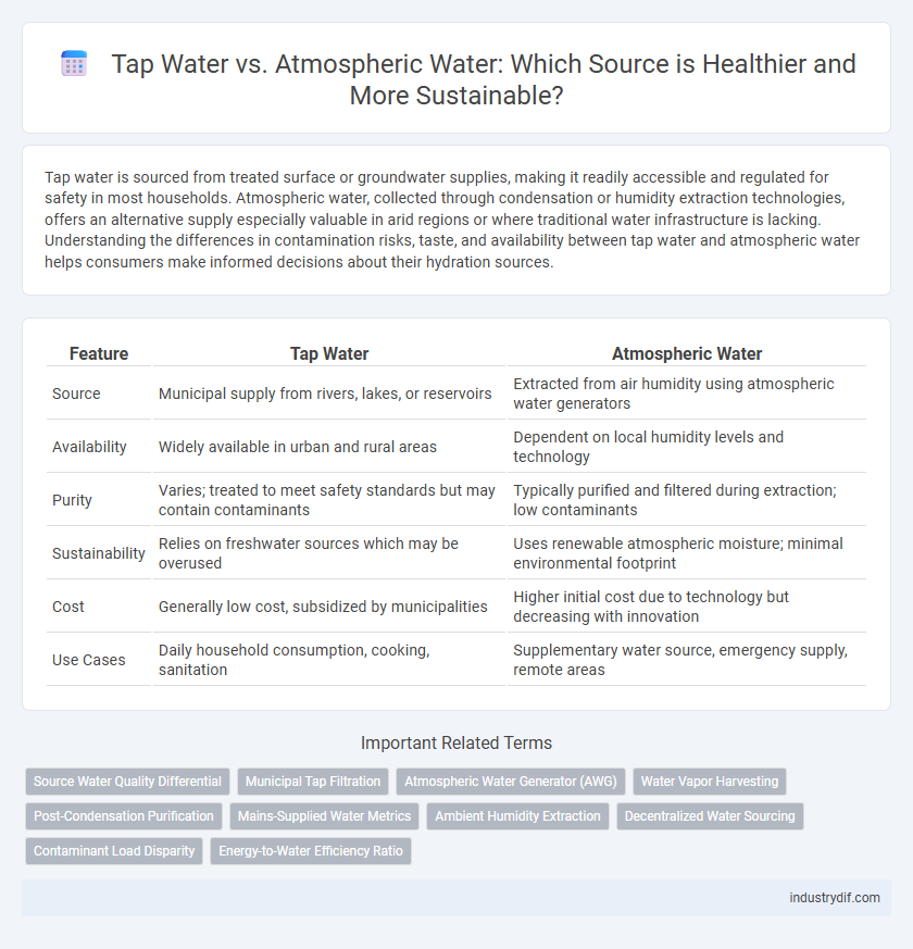Tap Water vs. Atmospheric Water: Which Source is Healthier and More Sustainable?