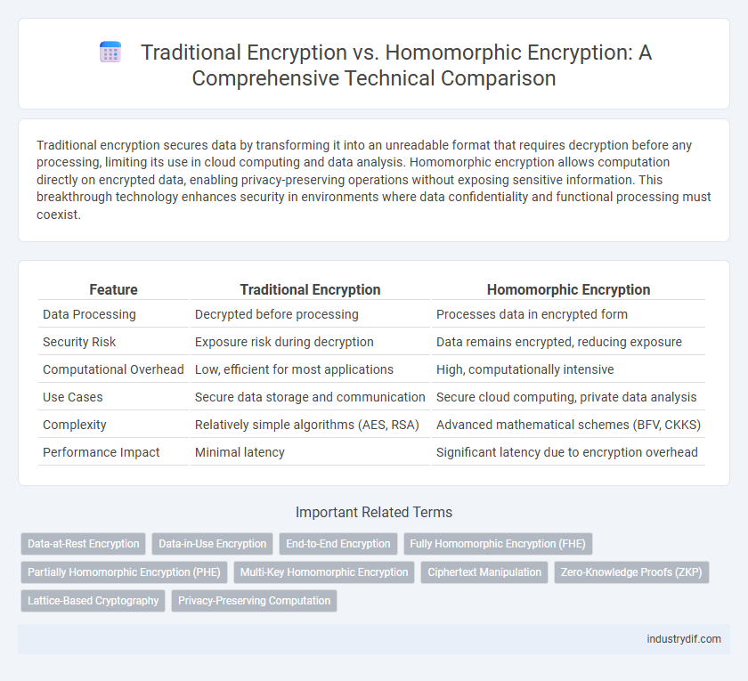 Traditional Encryption vs. Homomorphic Encryption: A Comprehensive Technical Comparison