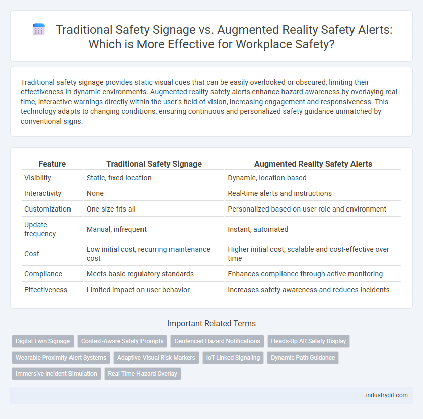 Traditional Safety Signage vs. Augmented Reality Safety Alerts: Which is More Effective for Workplace Safety?