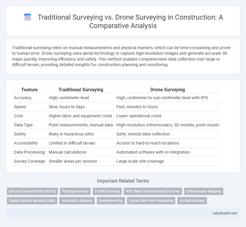 Traditional Surveying vs. Drone Surveying in Construction: A Comparative Analysis