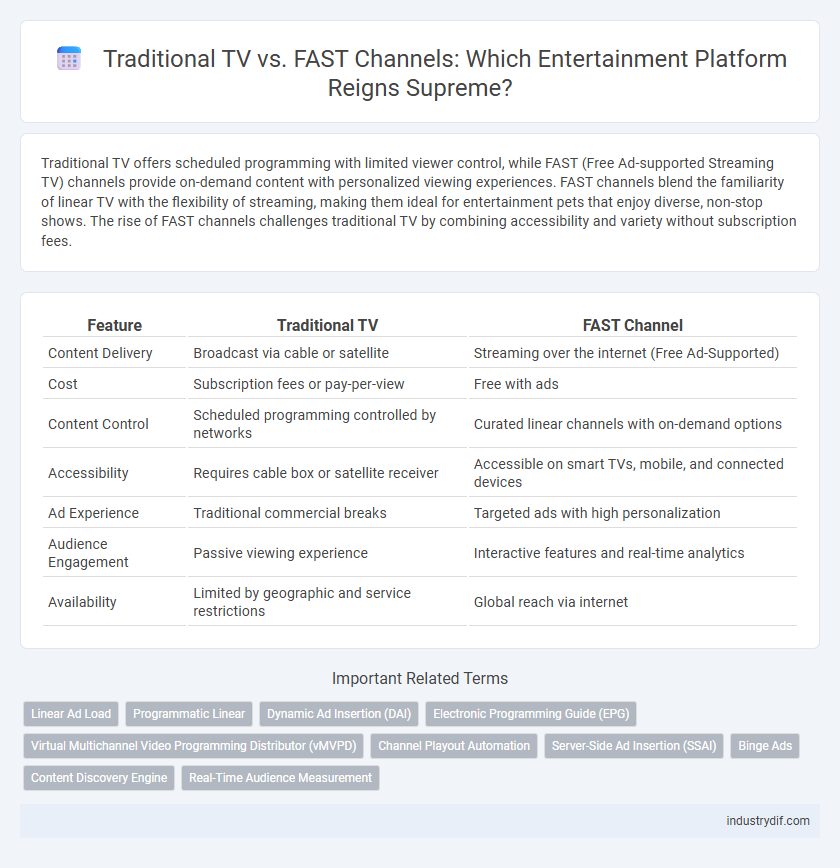 Traditional TV vs. FAST Channels: Which Entertainment Platform Reigns Supreme?