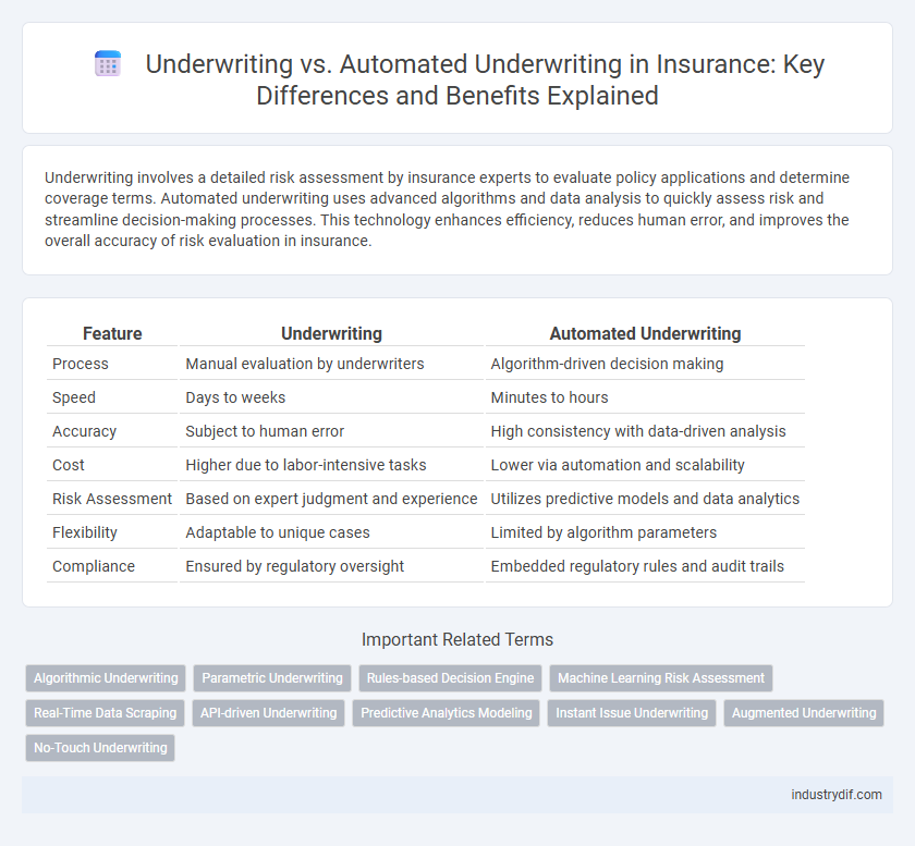 Underwriting vs. Automated Underwriting in Insurance: Key Differences and Benefits Explained