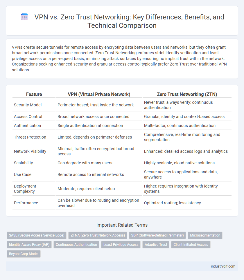 VPN vs. Zero Trust Networking: Key Differences, Benefits, and Technical Comparison
