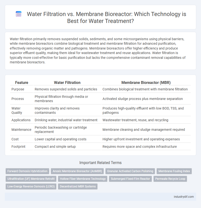 Water Filtration vs. Membrane Bioreactor: Which Technology is Best for Water Treatment?