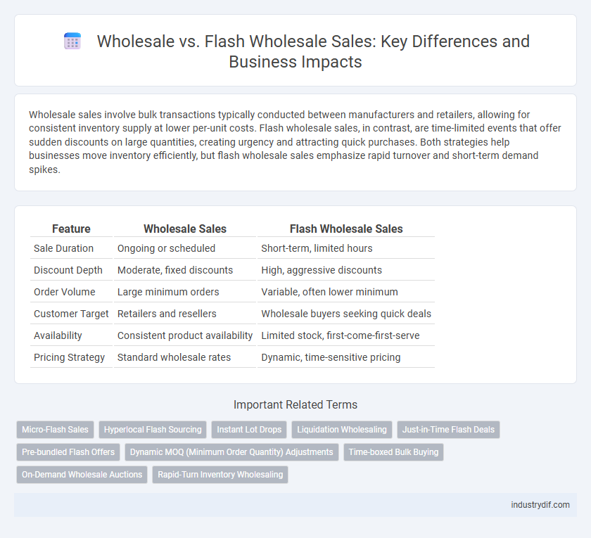 Wholesale vs. Flash Wholesale Sales: Key Differences and Business Impacts