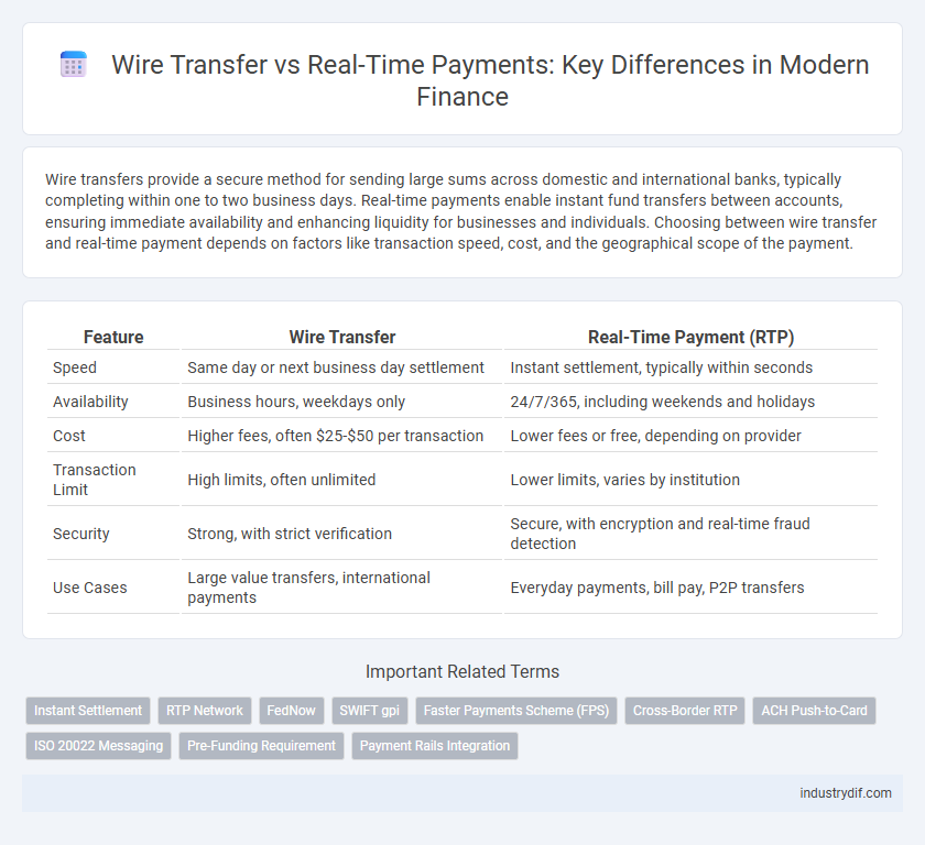 Wire Transfer vs Real-Time Payments: Key Differences in Modern Finance