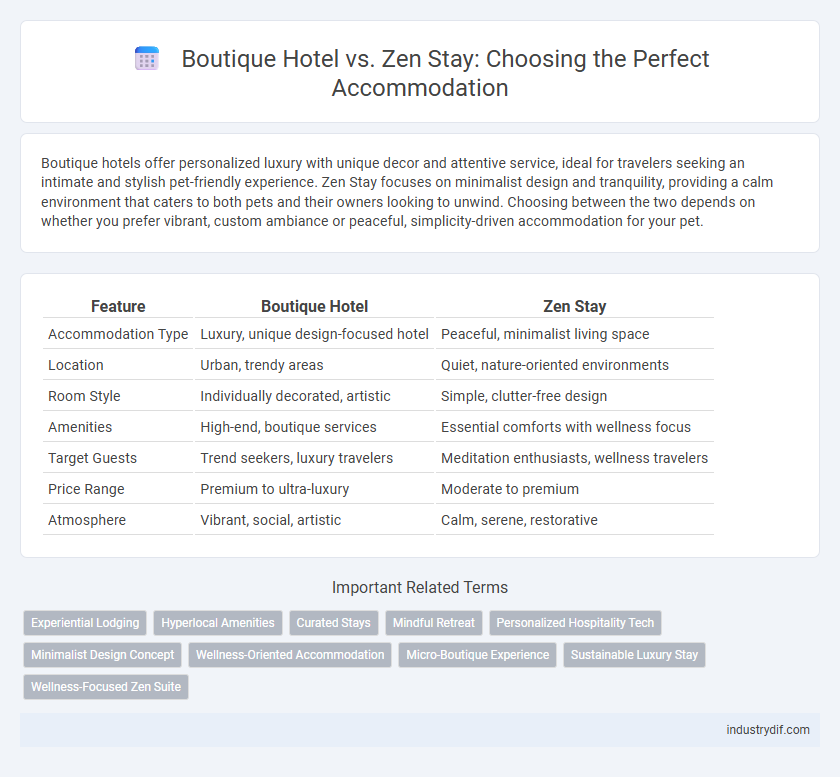 Boutique Hotel vs. Zen Stay: Choosing the Perfect Accommodation