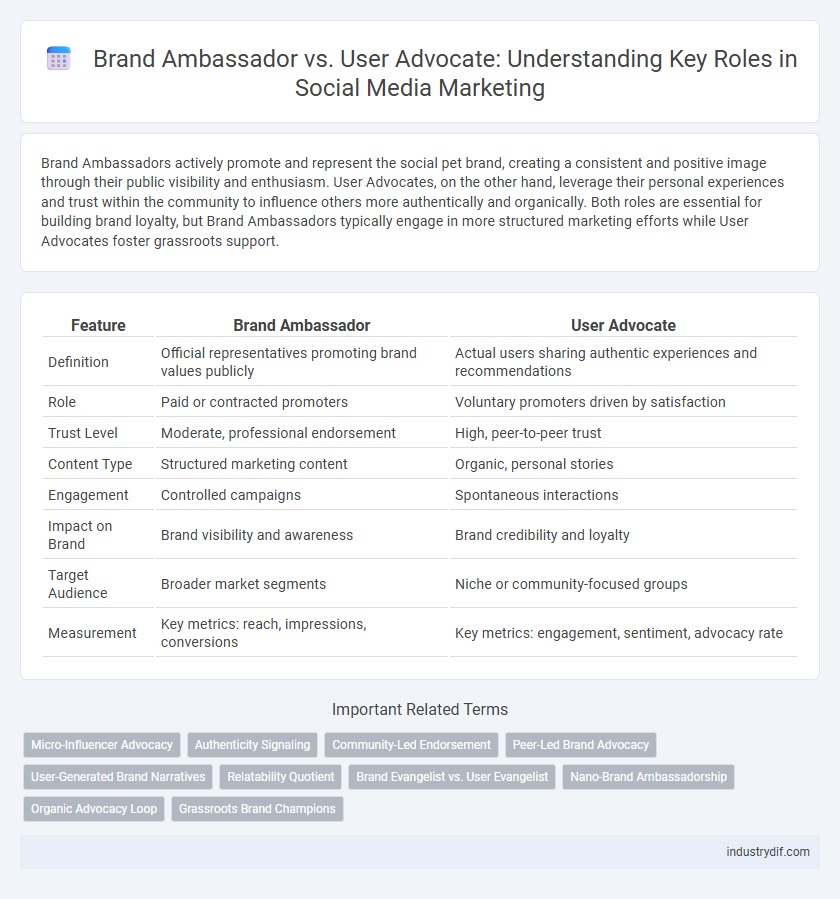 Brand Ambassador vs. User Advocate: Understanding Key Roles in Social Media Marketing