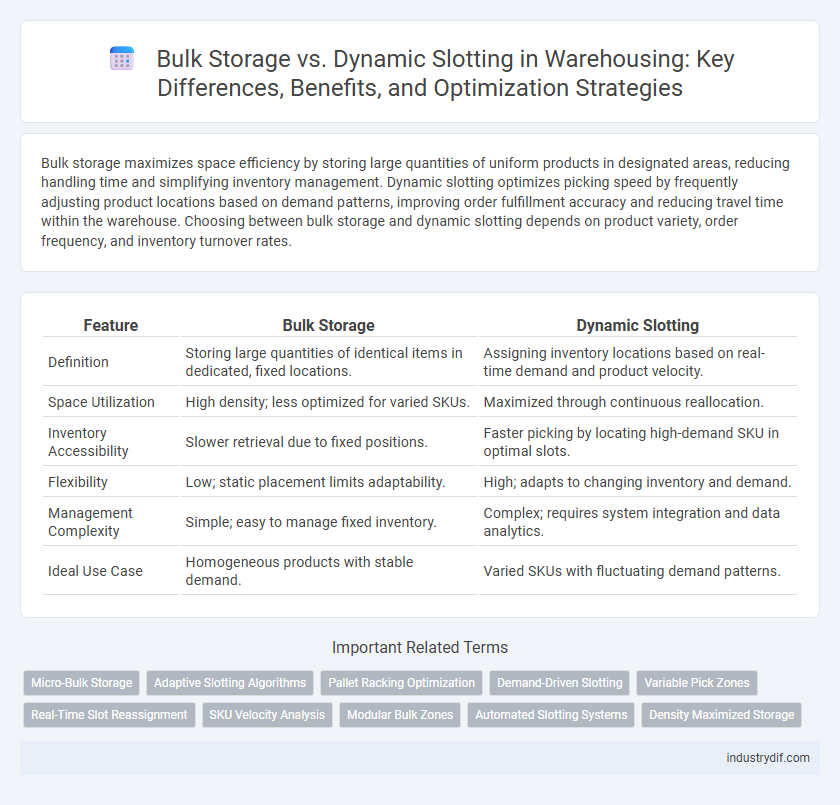 Bulk Storage vs. Dynamic Slotting in Warehousing: Key Differences, Benefits, and Optimization Strategies
