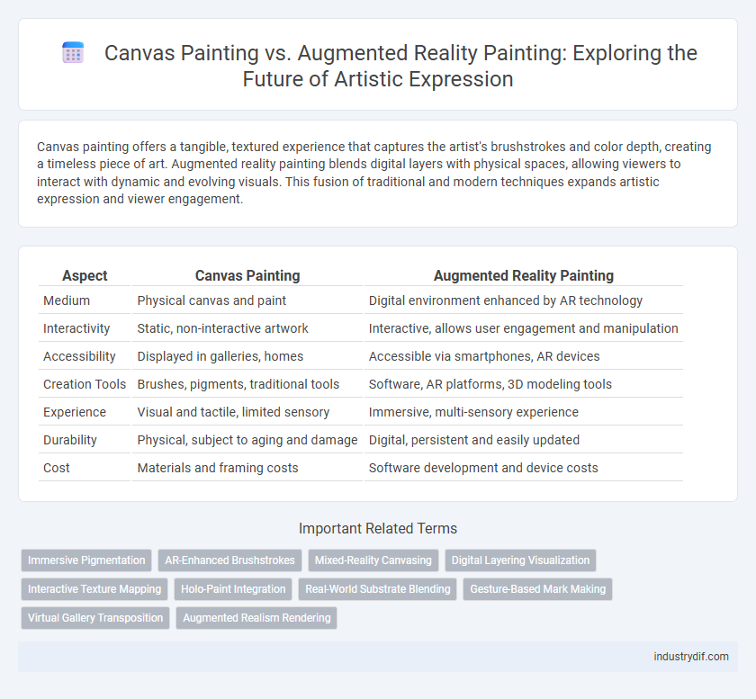 Canvas Painting vs. Augmented Reality Painting: Exploring the Future of Artistic Expression