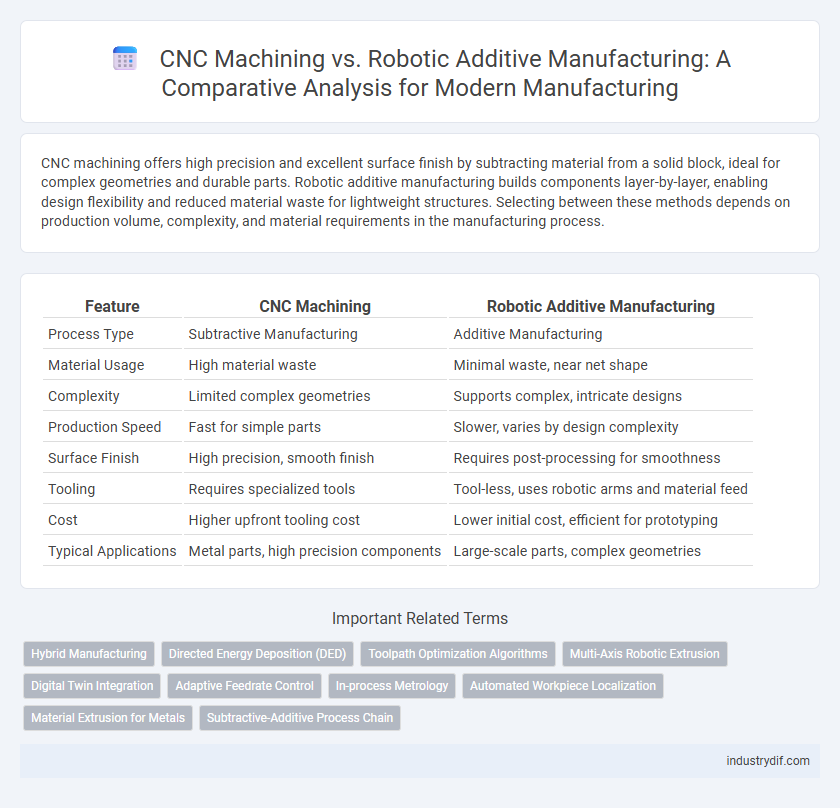 CNC Machining vs. Robotic Additive Manufacturing: A Comparative Analysis for Modern Manufacturing