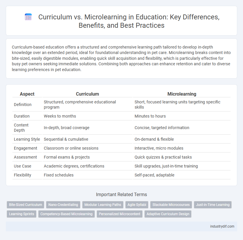 Curriculum vs. Microlearning in Education: Key Differences, Benefits, and Best Practices