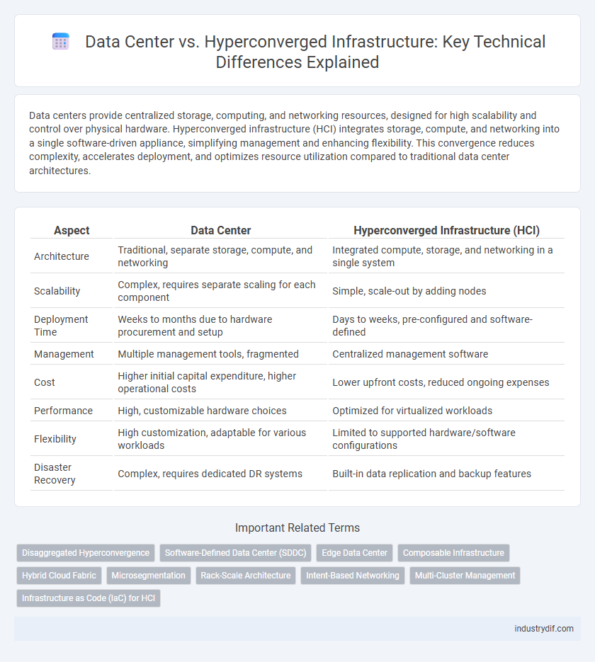 Data Center vs. Hyperconverged Infrastructure: Key Technical Differences Explained