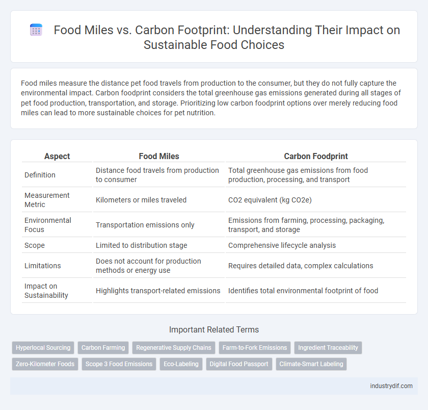 Food Miles vs. Carbon Footprint: Understanding Their Impact on Sustainable Food Choices
