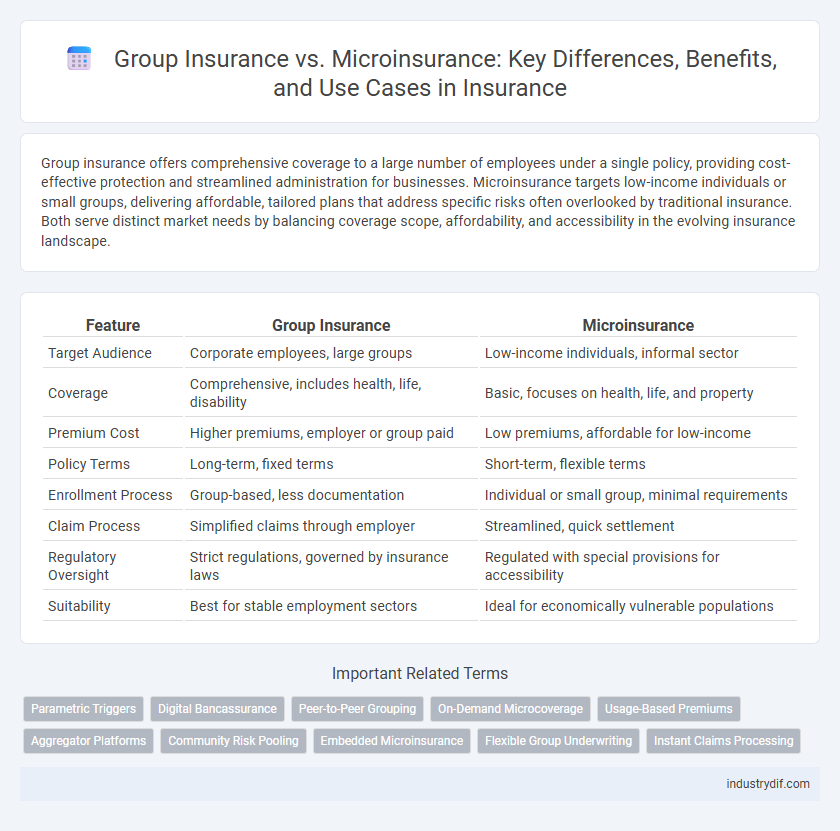 Group Insurance vs. Microinsurance: Key Differences, Benefits, and Use Cases in Insurance