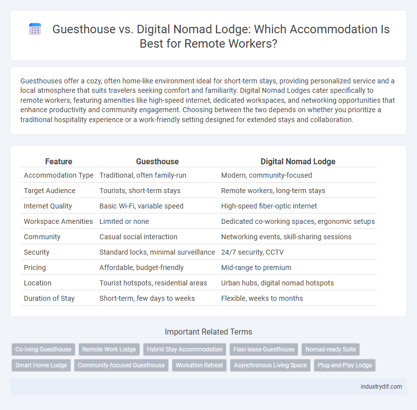 Guesthouse vs. Digital Nomad Lodge: Which Accommodation Is Best for Remote Workers?