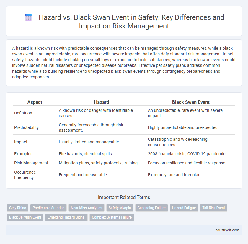Hazard vs. Black Swan Event in Safety: Key Differences and Impact on Risk Management