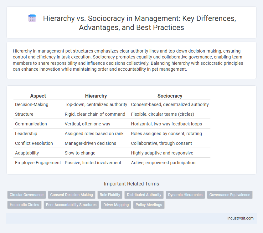 Hierarchy vs. Sociocracy in Management: Key Differences, Advantages, and Best Practices