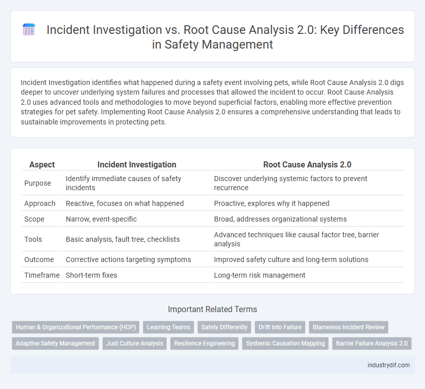Incident Investigation vs. Root Cause Analysis 2.0: Key Differences in Safety Management