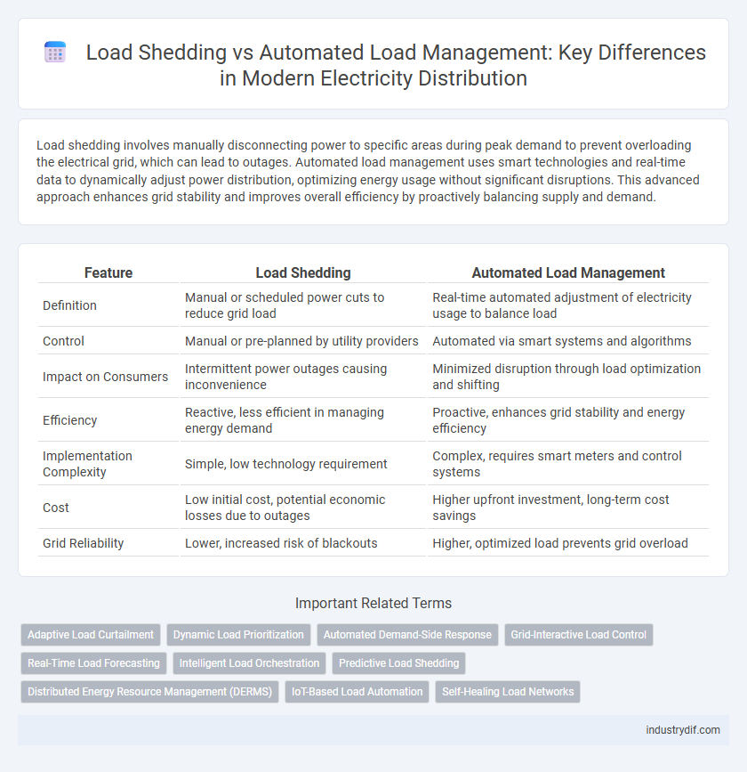 Load Shedding vs Automated Load Management: Key Differences in Modern Electricity Distribution