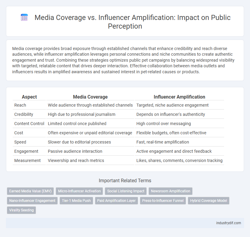 Media Coverage vs. Influencer Amplification: Impact on Public Perception