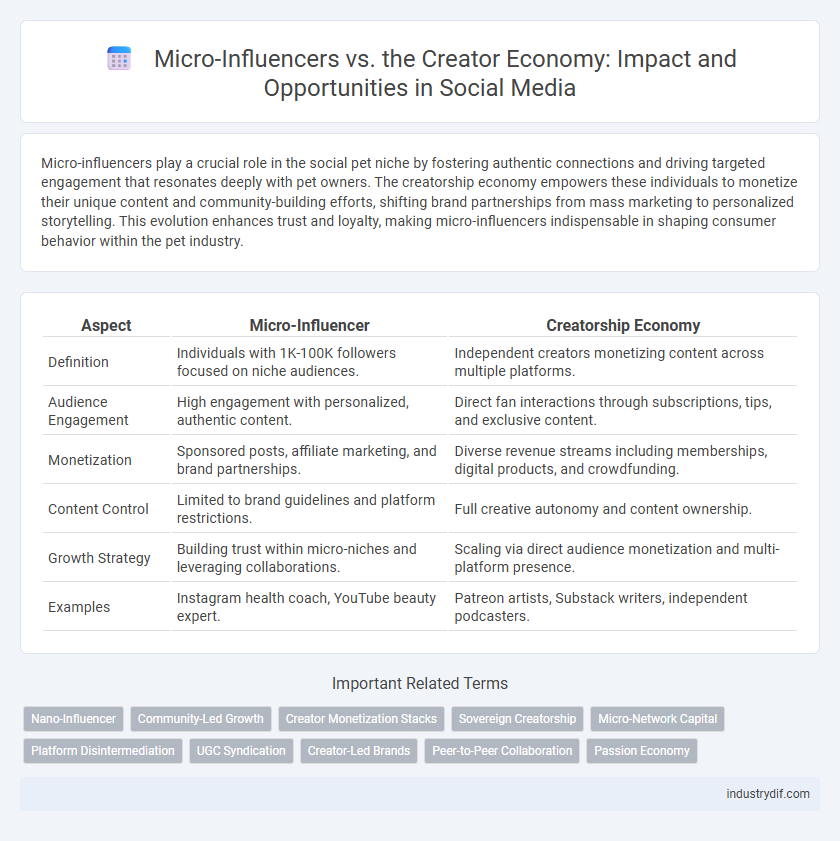 Micro-Influencers vs. the Creator Economy: Impact and Opportunities in Social Media