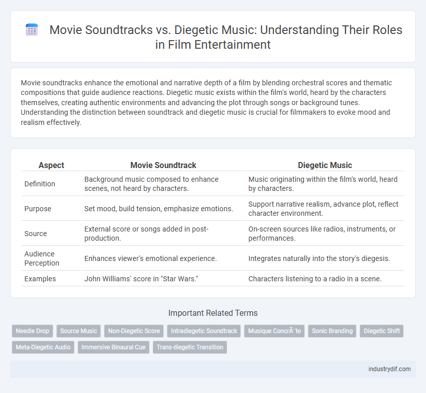 Movie Soundtracks vs. Diegetic Music: Understanding Their Roles in Film Entertainment