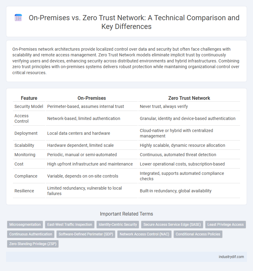On-Premises vs. Zero Trust Network: A Technical Comparison and Key Differences