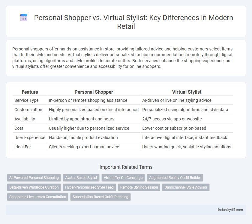Personal Shopper vs. Virtual Stylist: Key Differences in Modern Retail