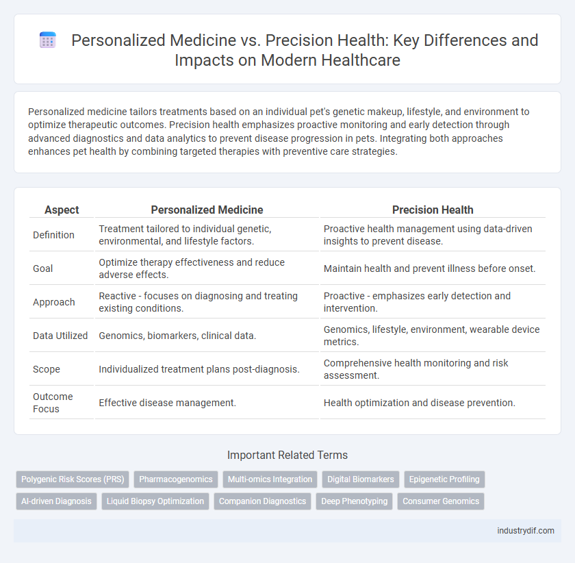 Personalized Medicine vs. Precision Health: Key Differences and Impacts on Modern Healthcare