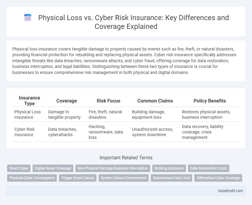 Physical Loss vs. Cyber Risk Insurance: Key Differences and Coverage Explained