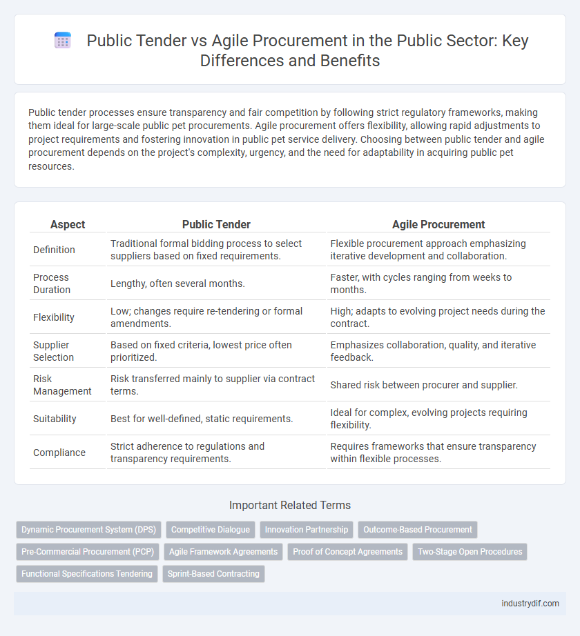 Public Tender vs Agile Procurement in the Public Sector: Key Differences and Benefits